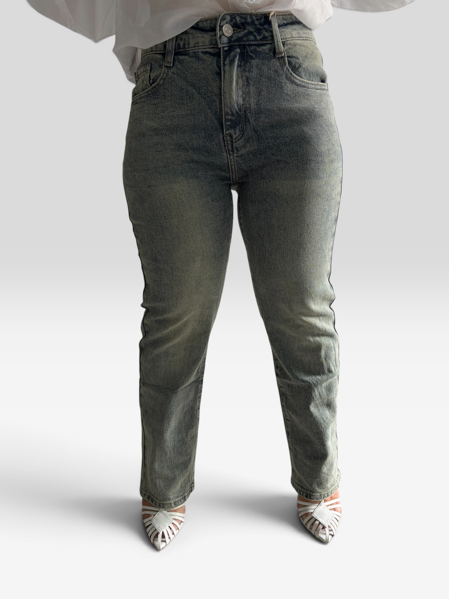 Jeans washed sand girl