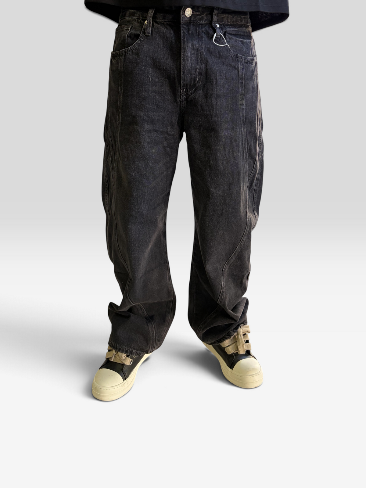 Jeans grey line
