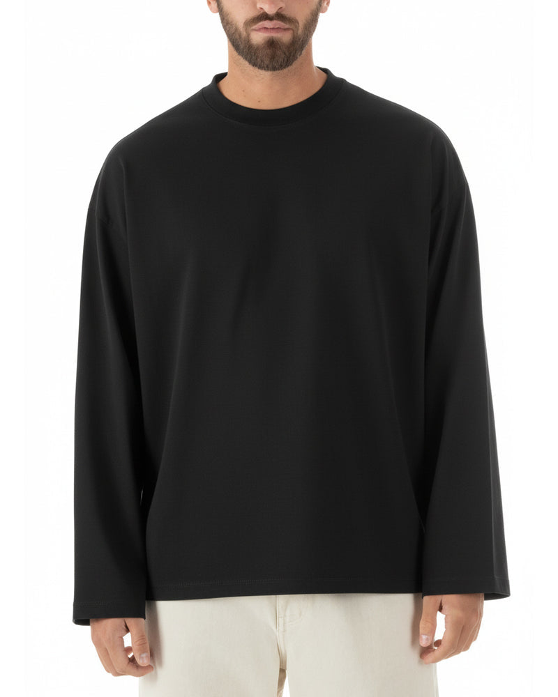 LONG SLEEVE BASIC BLACK