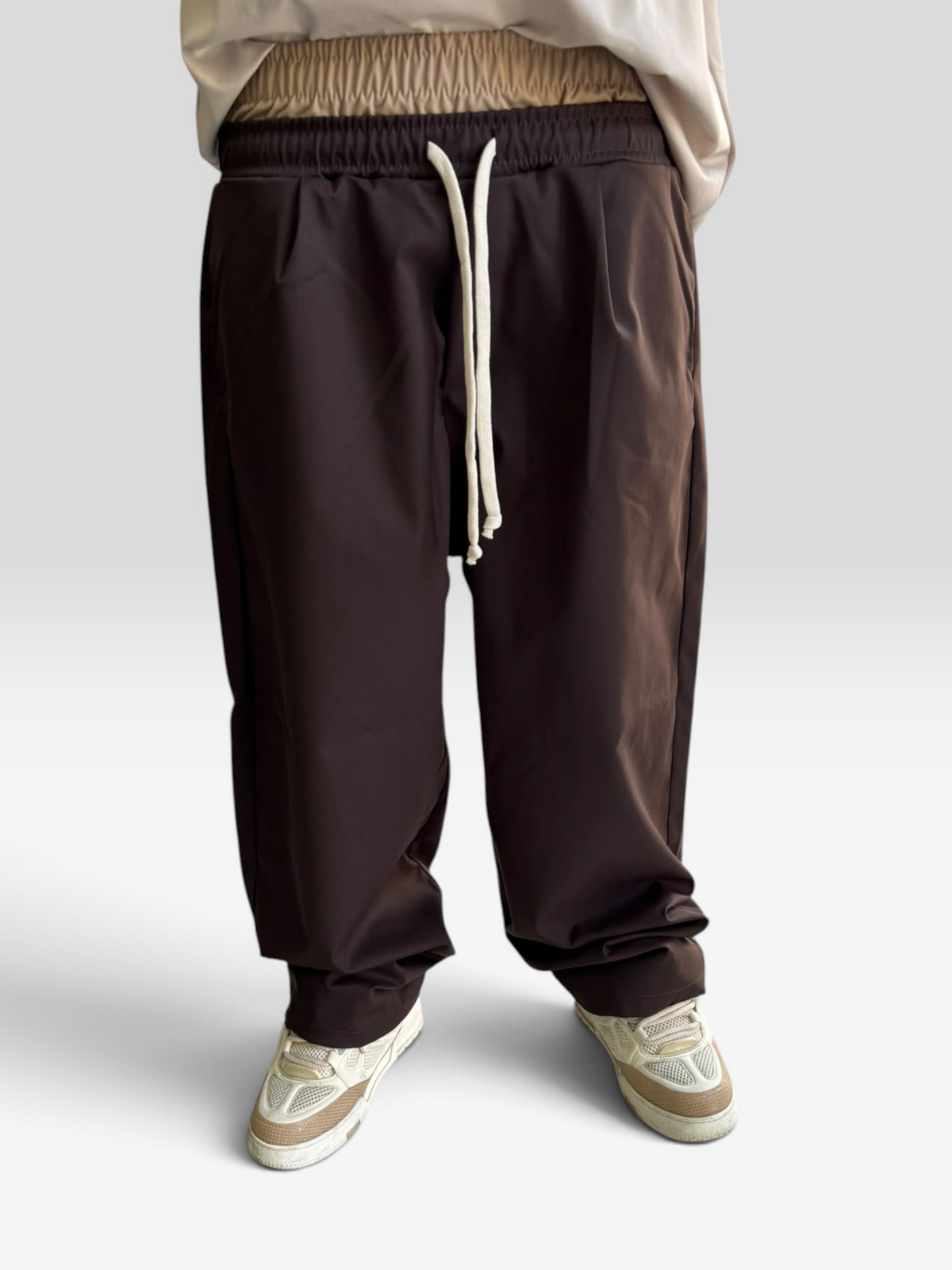 Pantalone douple bustino brown