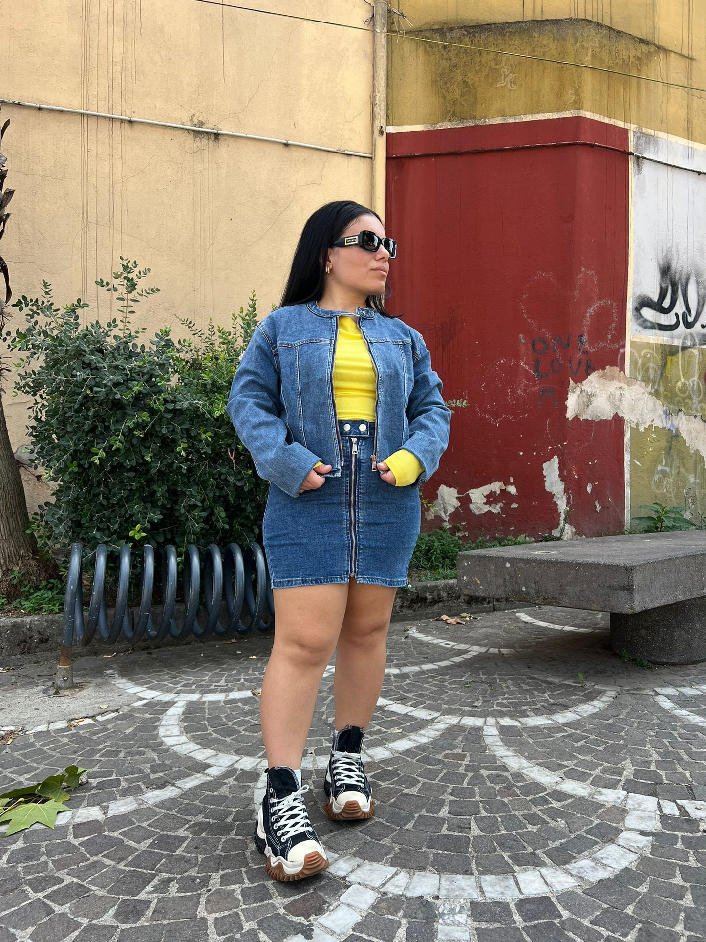 Cordset mini in denim
