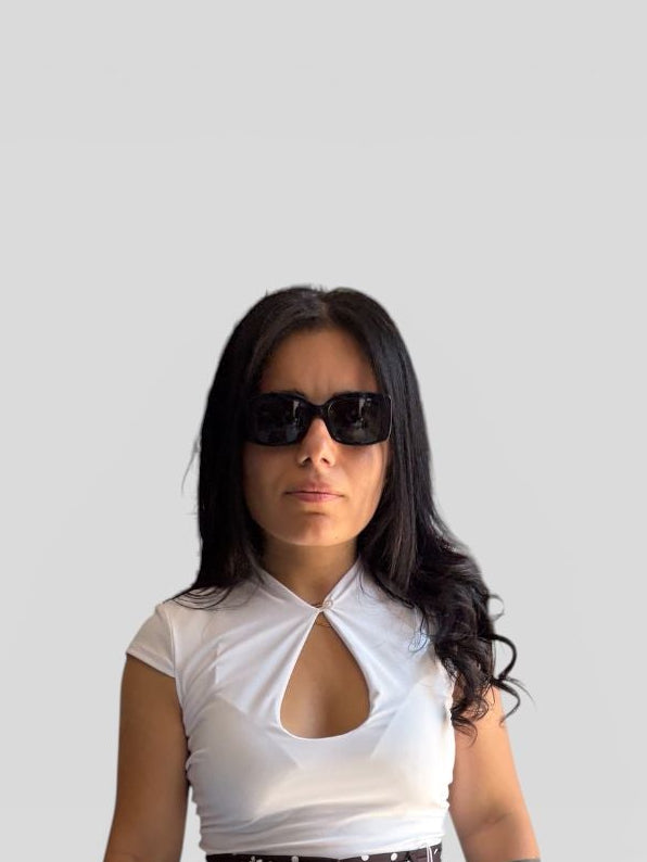 t-shirt coreana white