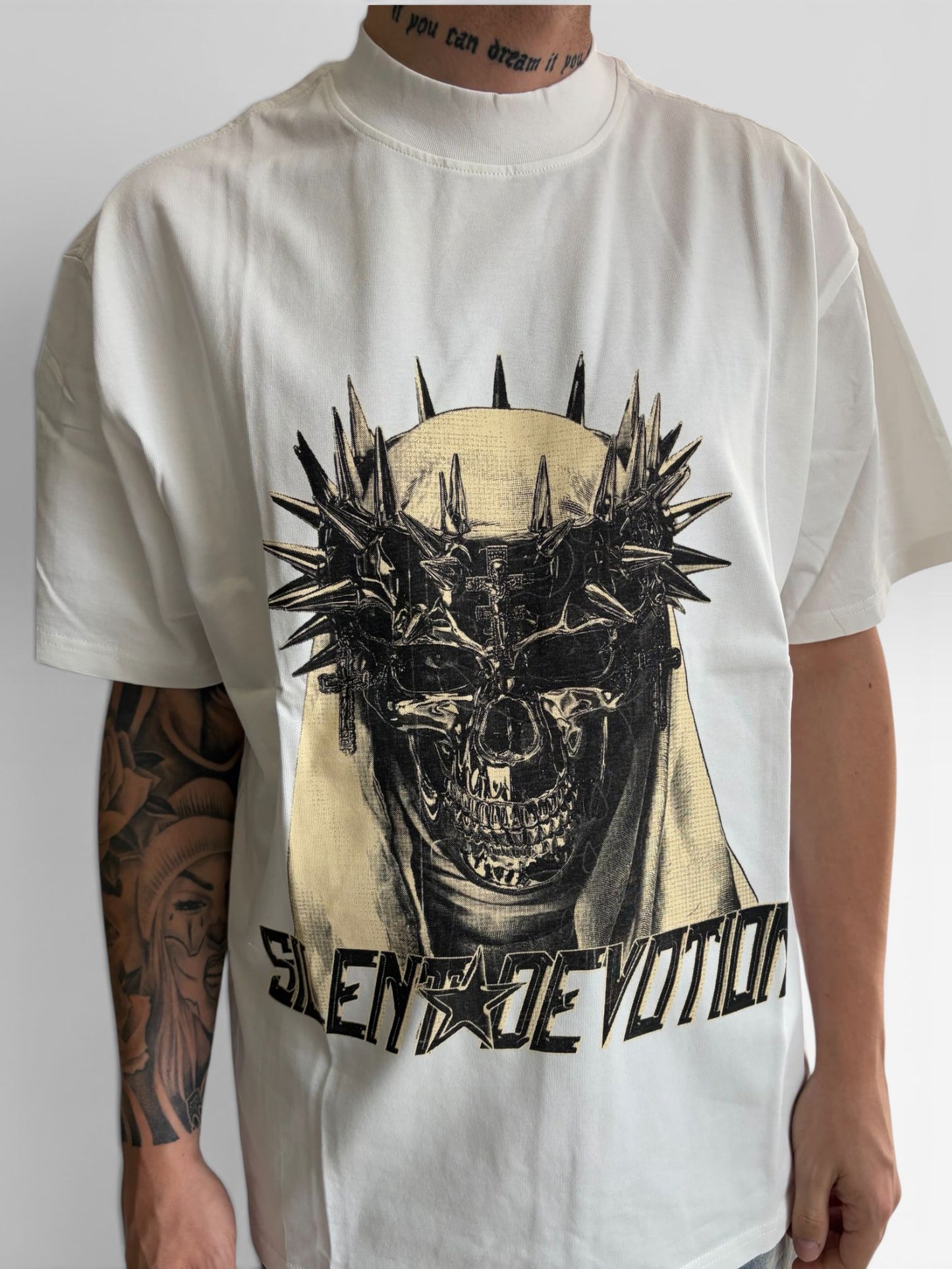 T-SHIRT SKULL WHITE