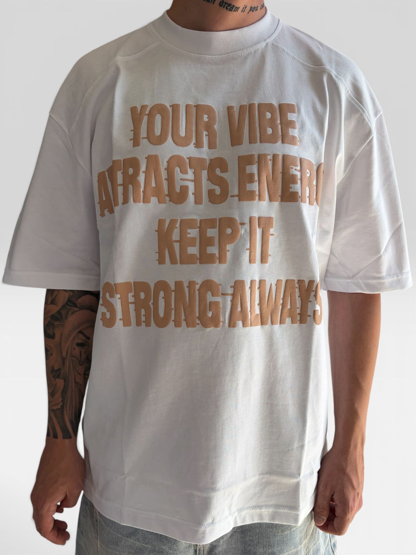 T-SHIRT YOUR VIBES WHITE