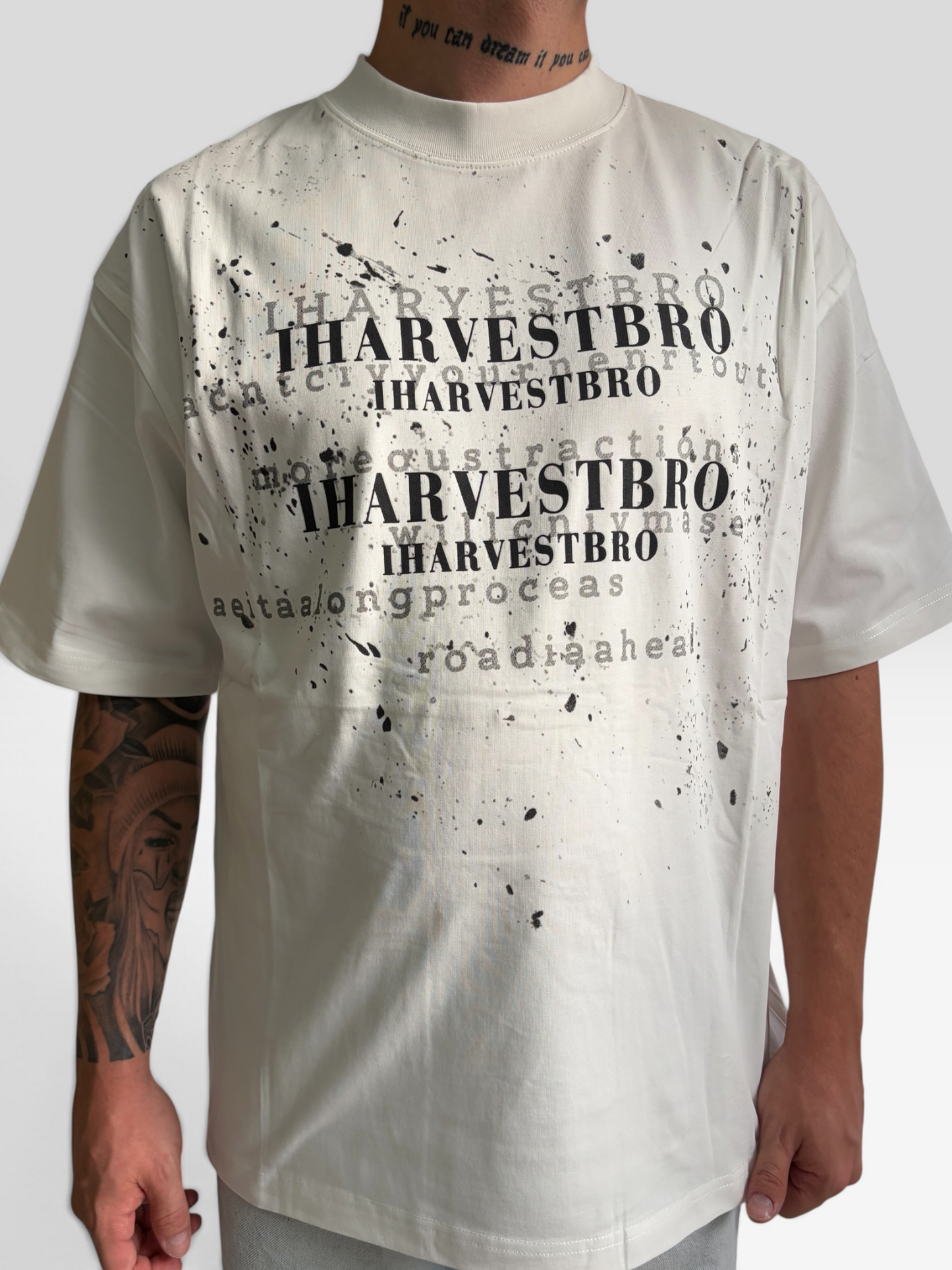 T-shirt harvestbro white