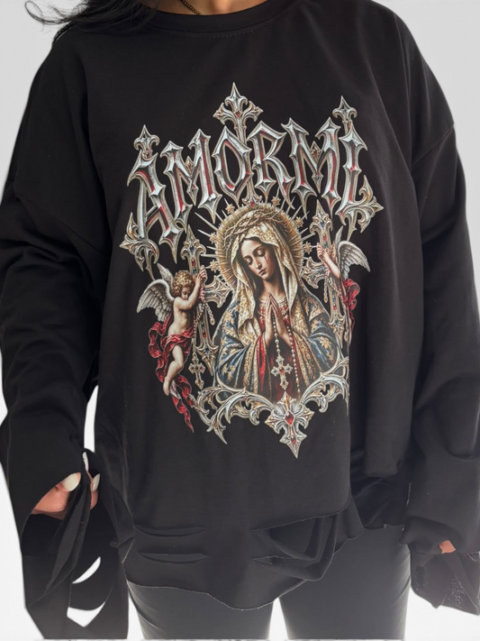 LONG SLEVEE AMORMI BLACK