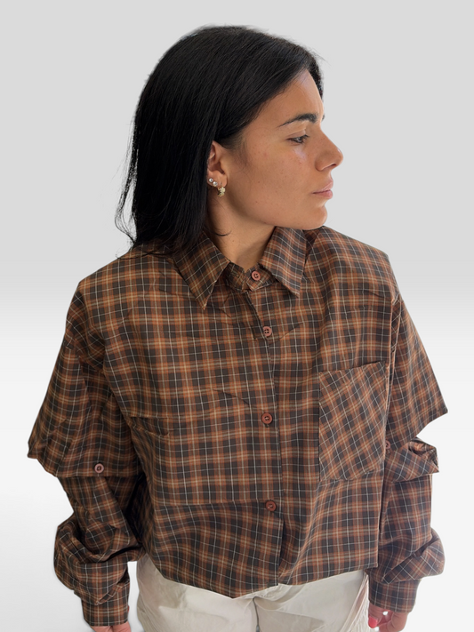 CAMICIA MONACO BROWN