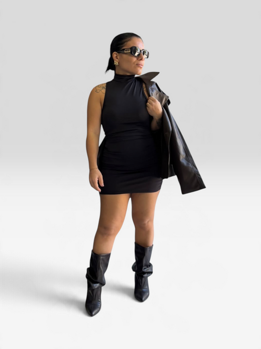 Mini dress black