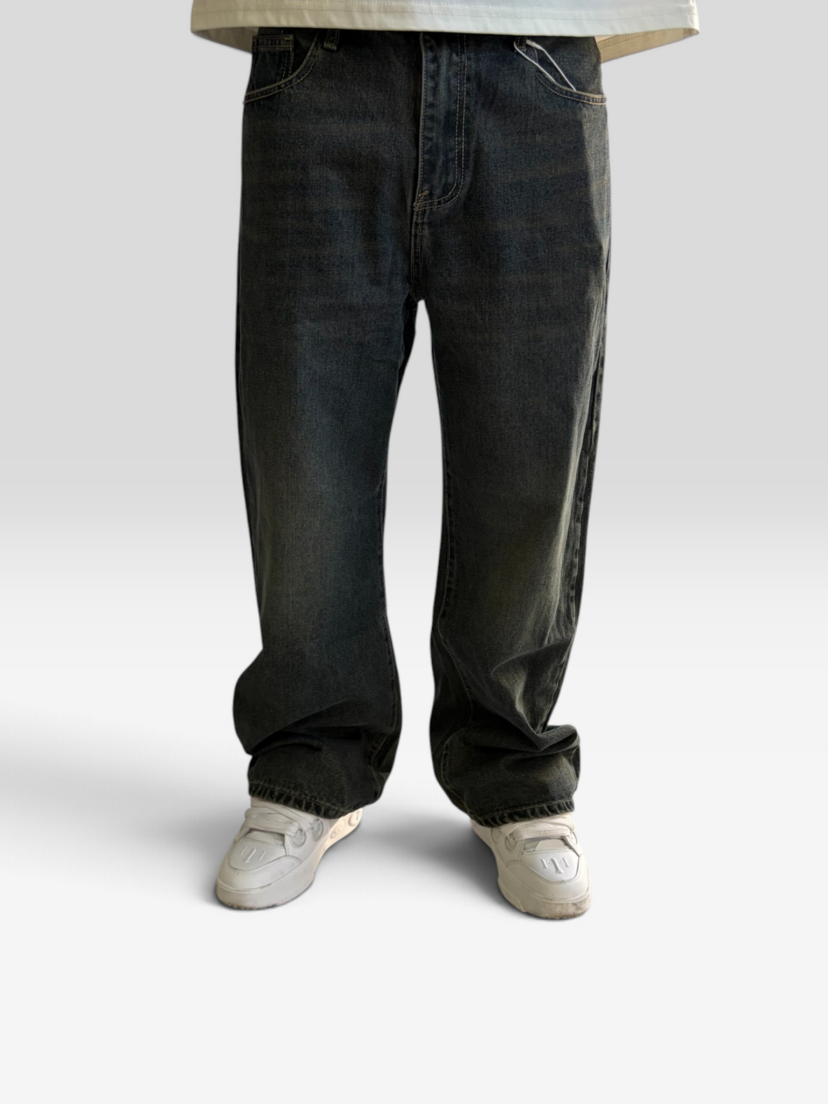 Jeans dark sand