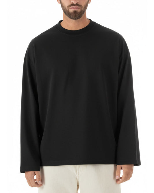 LONG SLEEVE BASIC BLACK