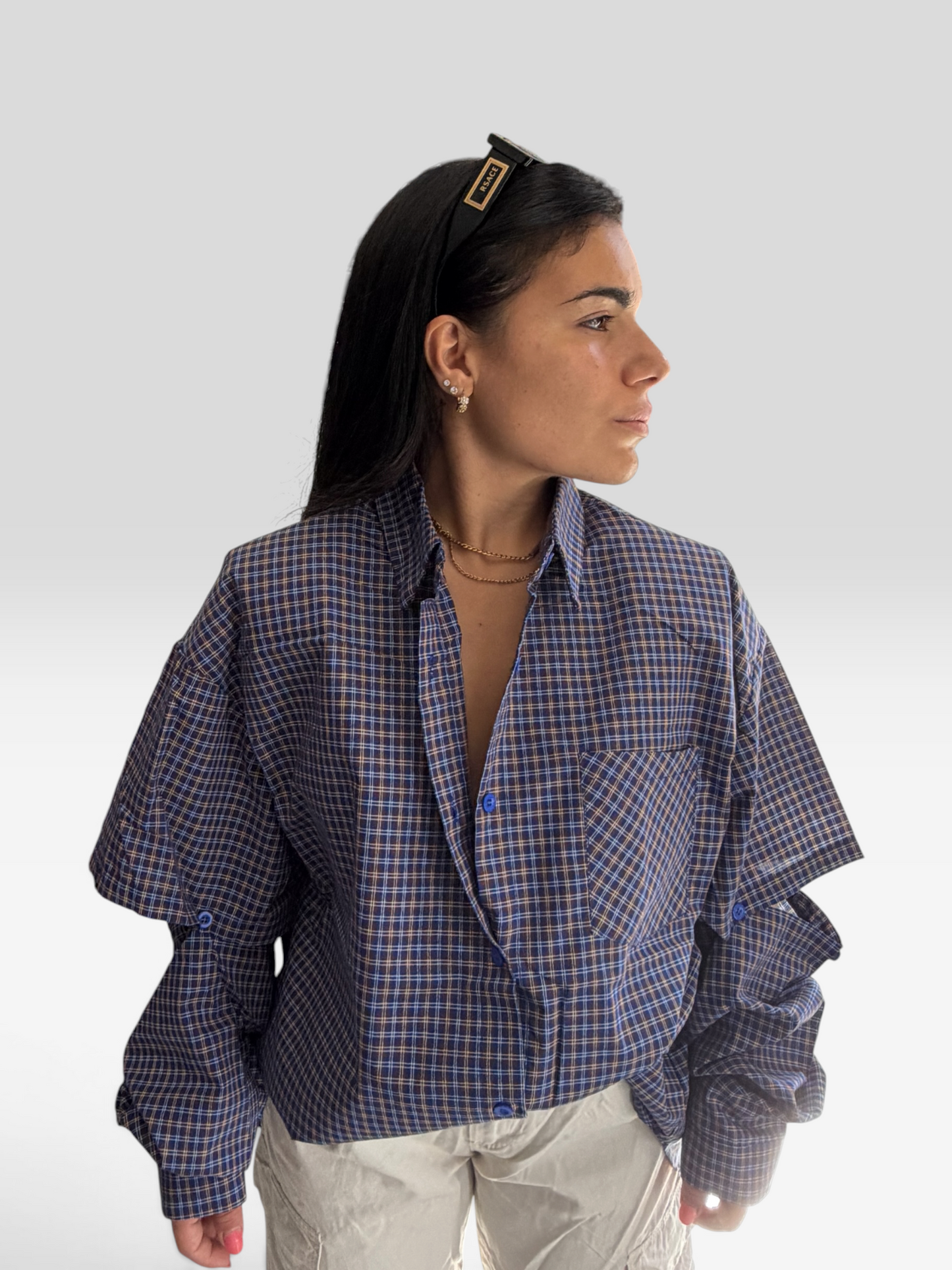 Camicia monaco blu