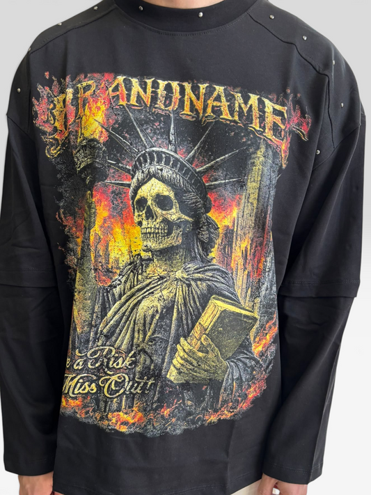Long sleeve liberty black