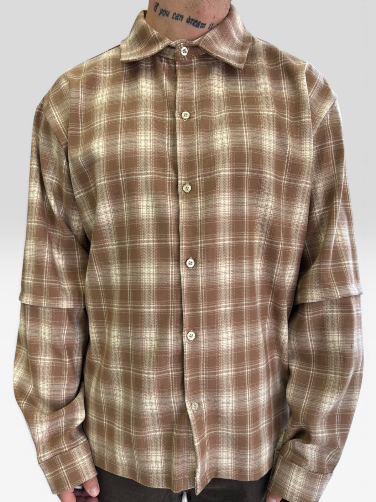 CAMICIA SCOTLAND BROWN