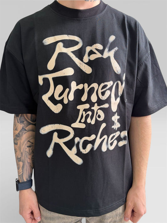 T-SHIRT RISK BLACK