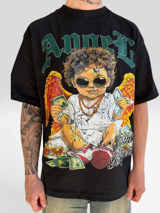 T-SHIRT ANGEL GLITTER