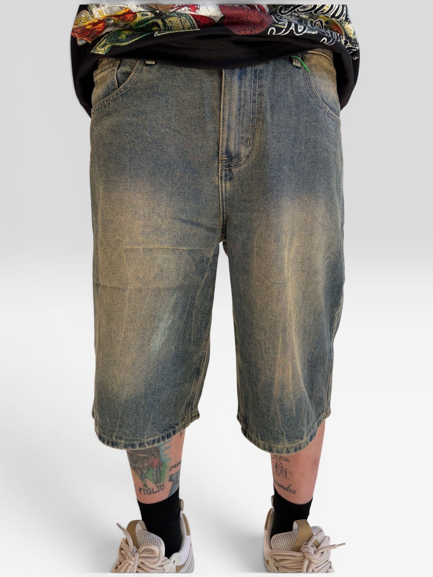 BERMUDA JEANS SAND