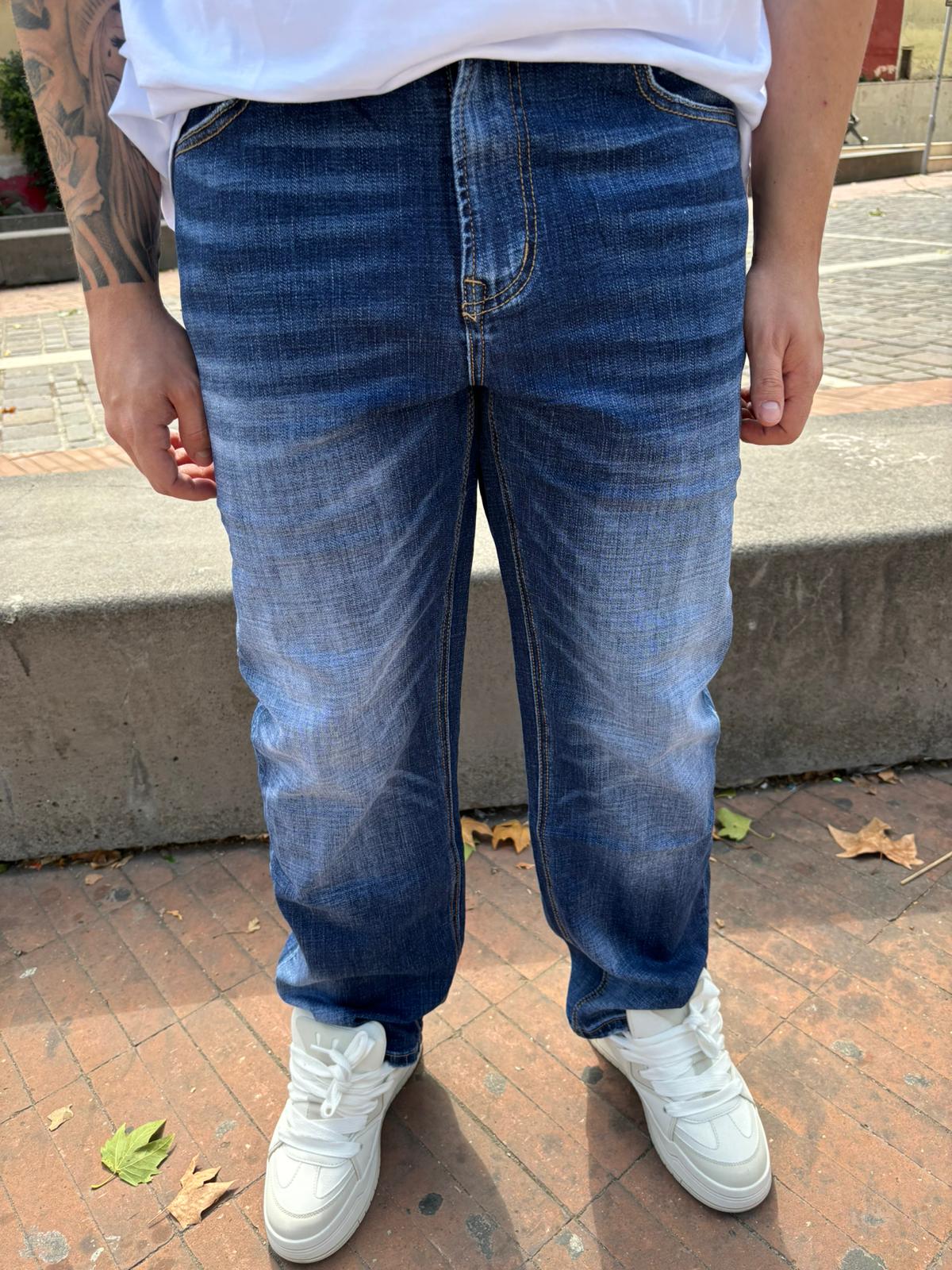 jeans baggy blue