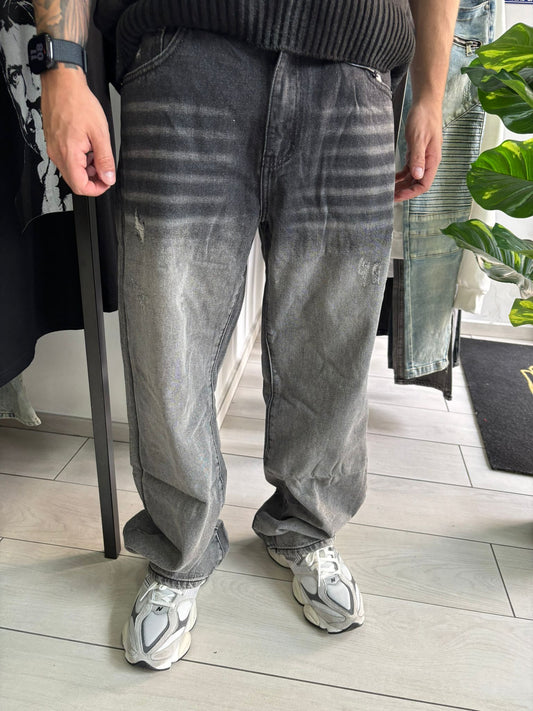 baggy grey washed