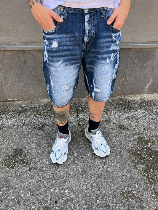 bermuda jeans mod dsq paint