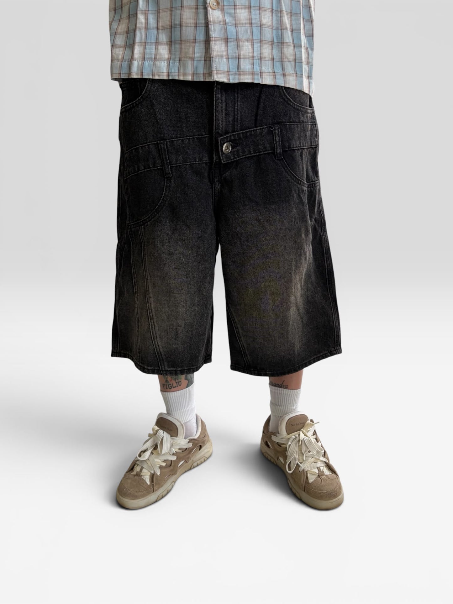 bermuda jeans douple bustino