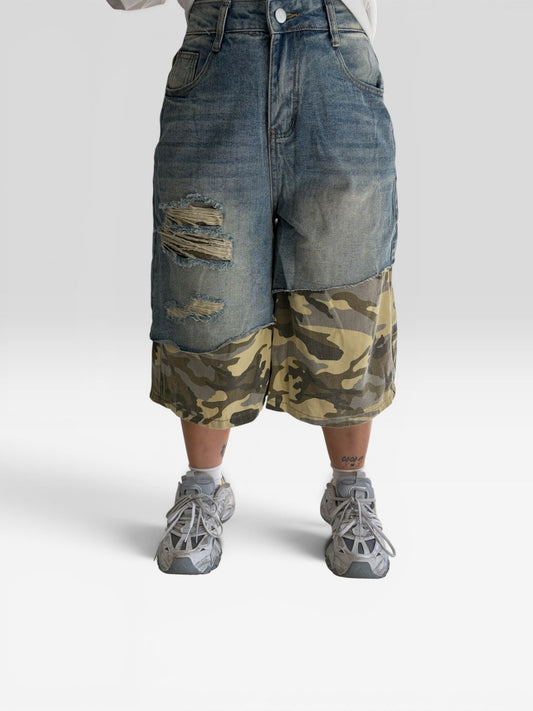 BERMUDA JEANS MILITARY