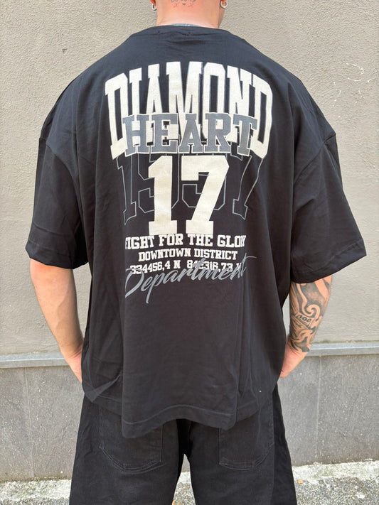 t-shirt 17 diamond black