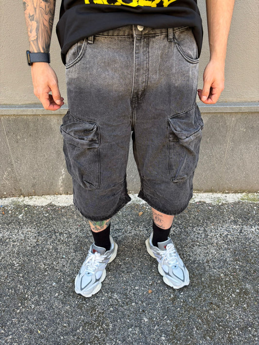cargo washed grey black