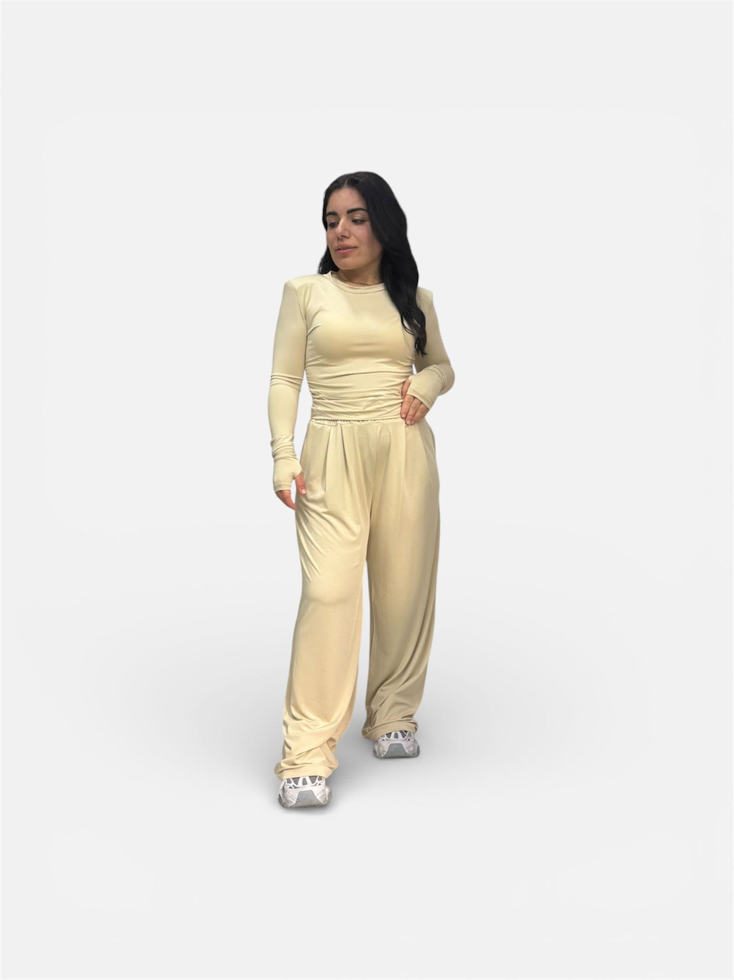COORDSEET WOMAN AMÌ beige