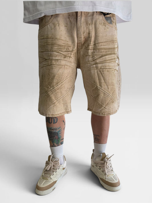 BERMUDA JEANS DIRTY SAND