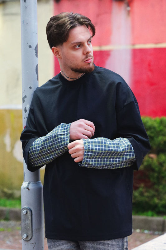 T-SHIRT DOUPLE BLACK SCOTLAND