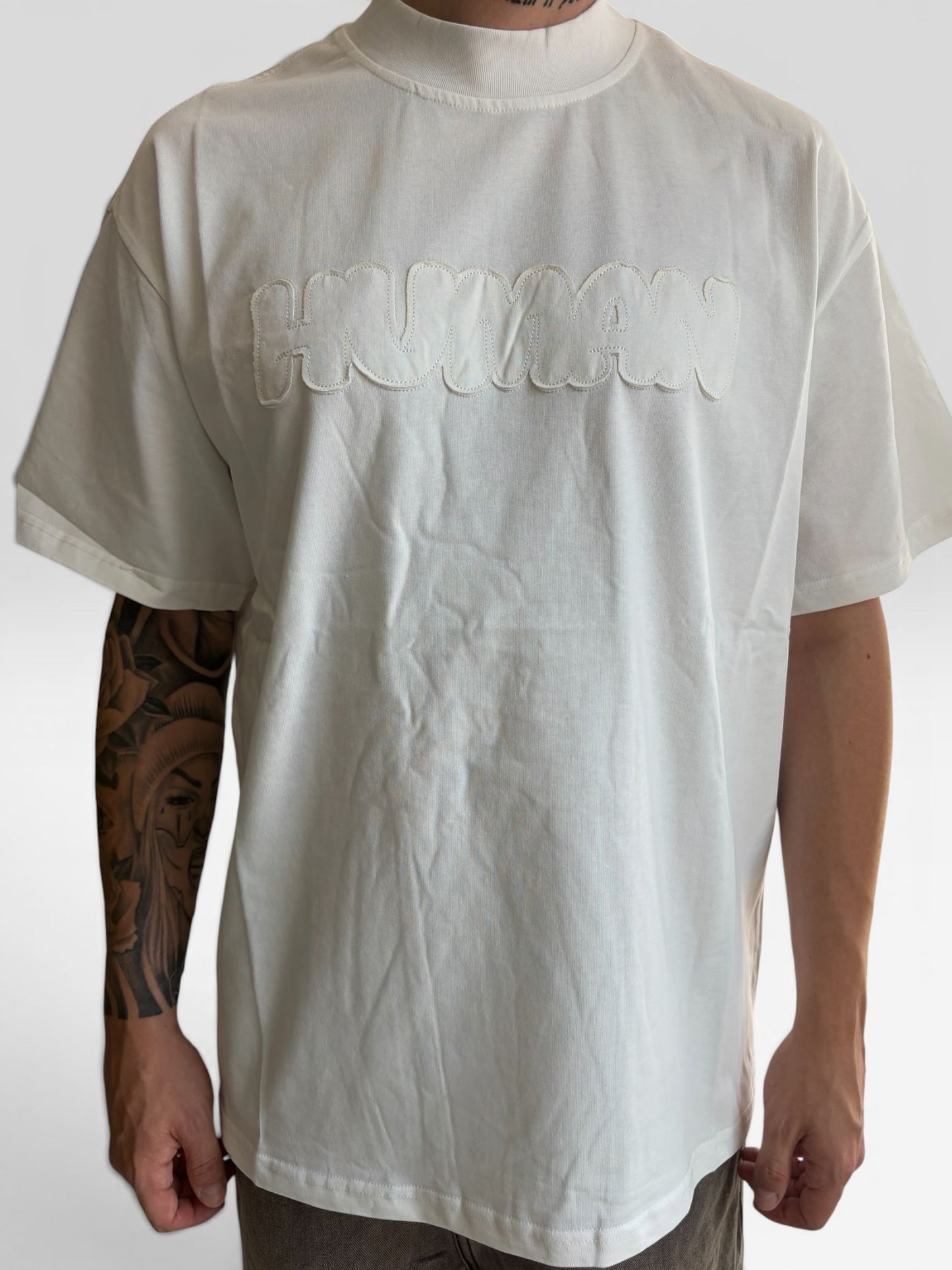 T-SHIRT HUMAN WHITE
