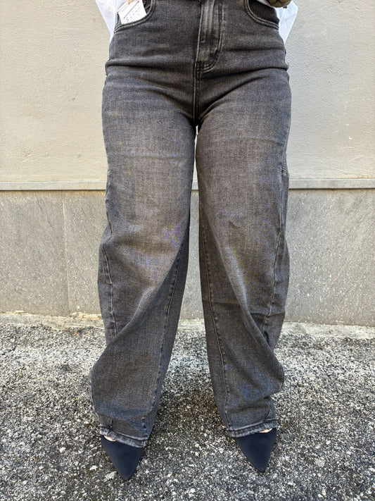 jeans ballon grey
