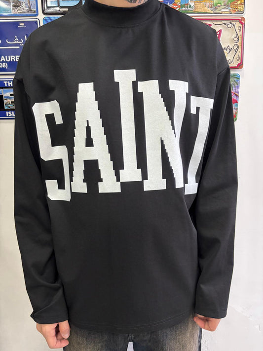 LONG SLEVEE SAINT BLACK