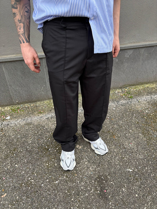 Pantalone fondo ampio black