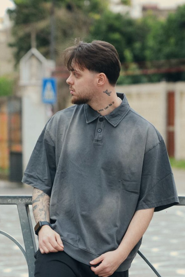 POLO WASHED GREY