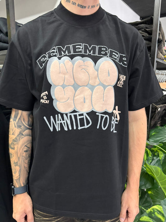 T-shirt remember black