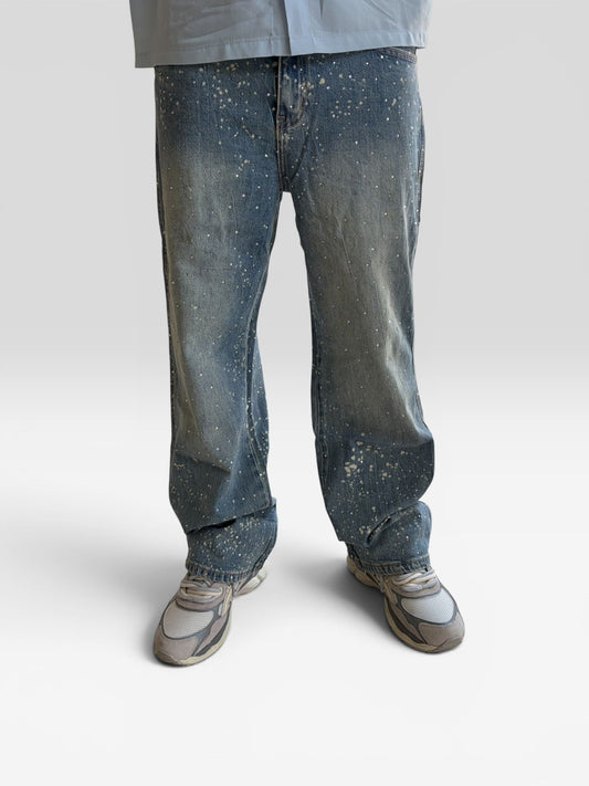 jeans baggy shine