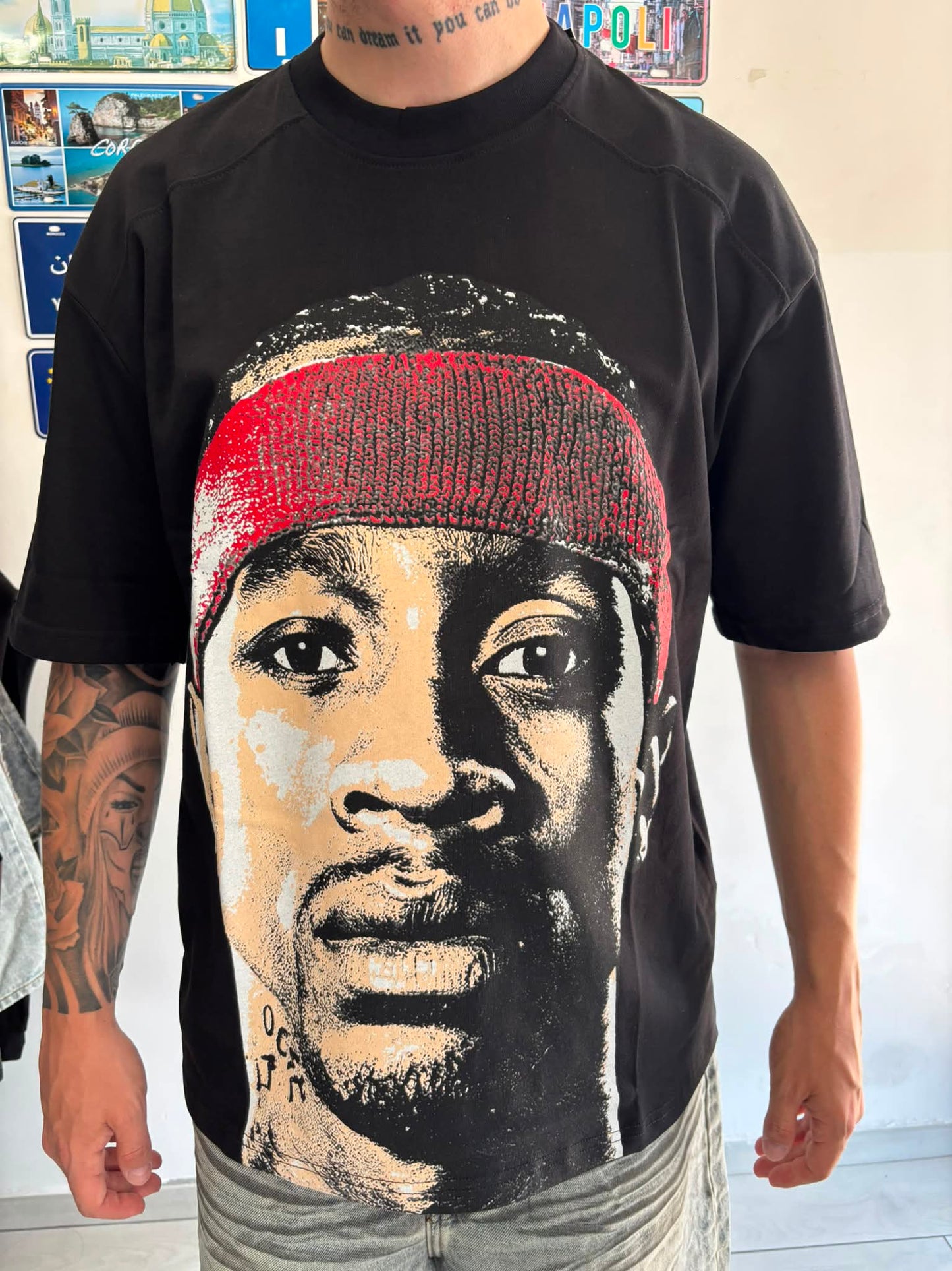 T-SHIRT TUPAC BLACK