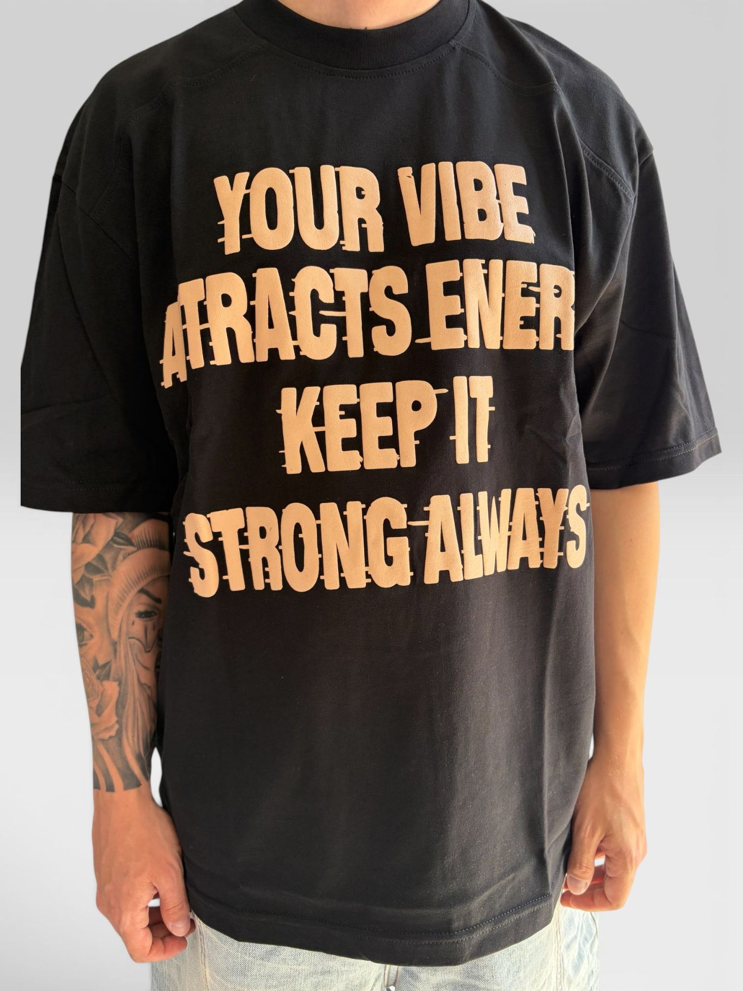 T-SHIRT YOUR VIBE BLACK